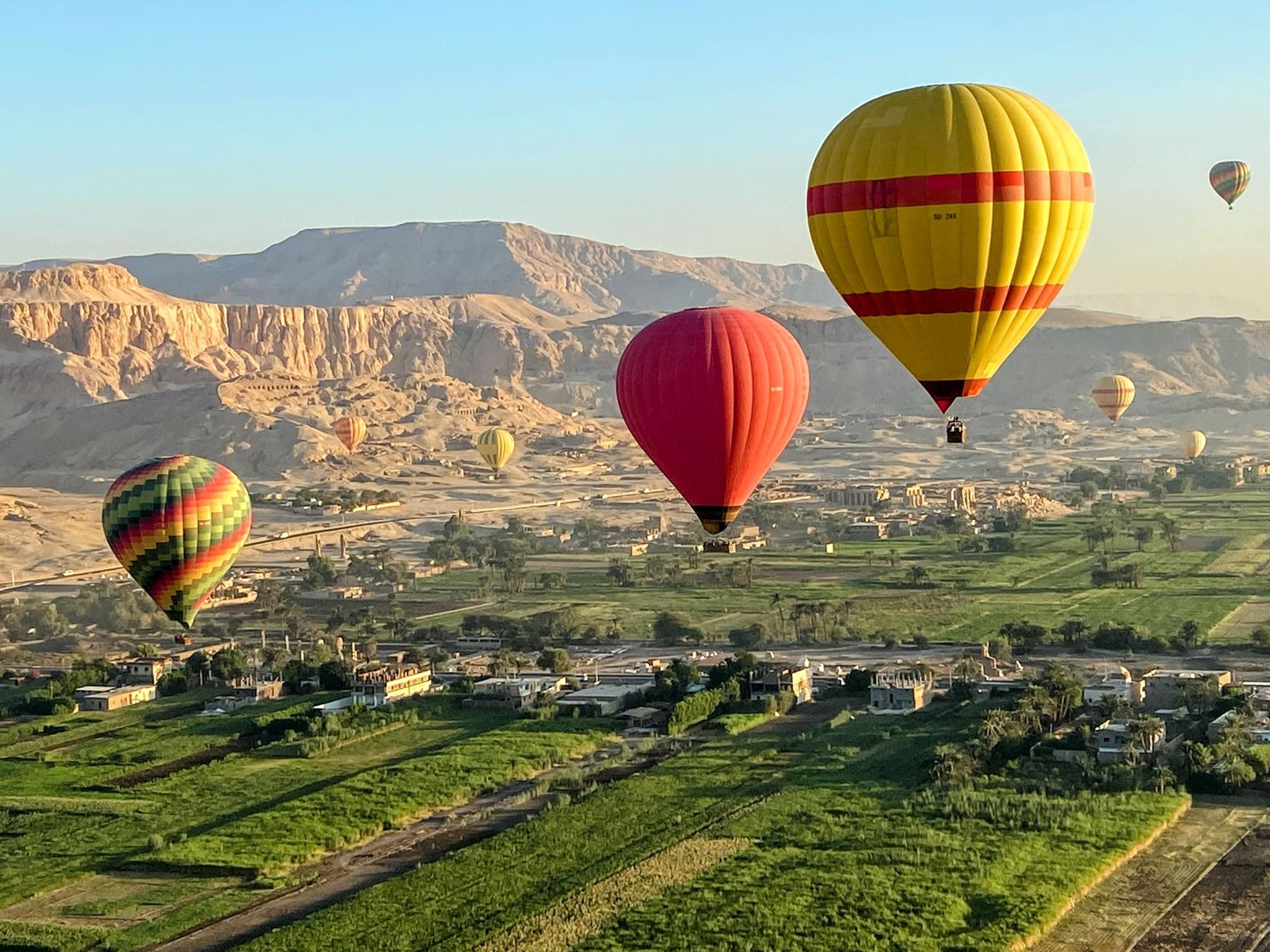 Volo in Mongolfiera a Luxor all'Alba | Tour Aereo della Valle dei Re
