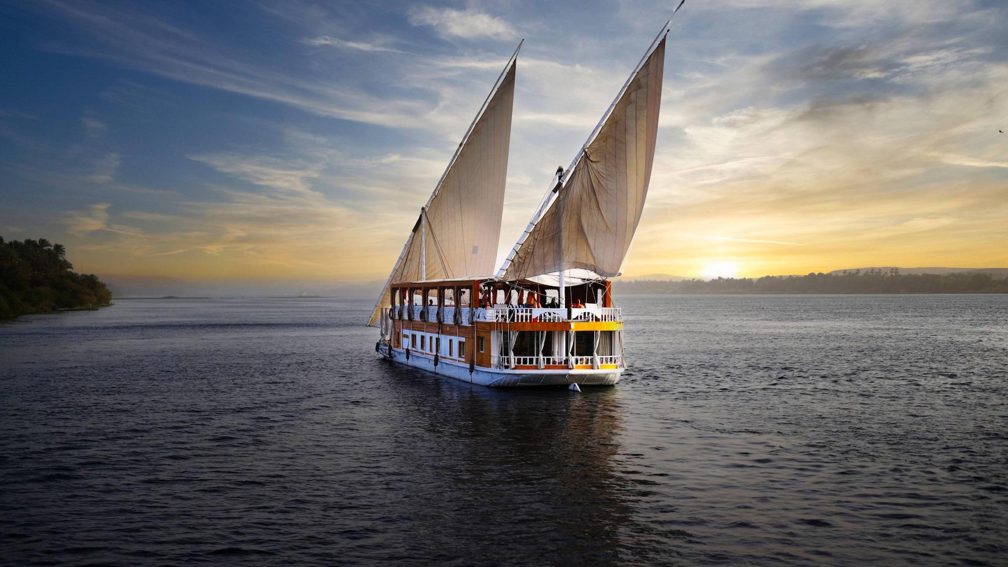 5 Days Aswan Luxor Nile Cruise | Traditional Dahabiya Boat Tour